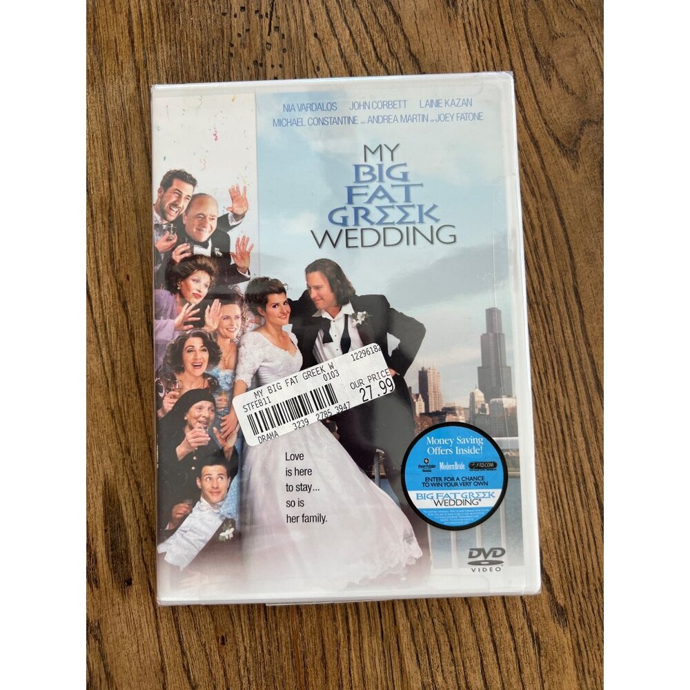 My Big Fat Greek Wedding DVD Romantic Comedy Movie NEW Sealed